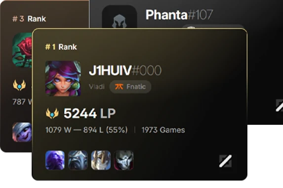 Dark purple competitive leaderboard artwork
